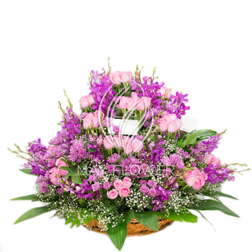 Coral Cherish Florals